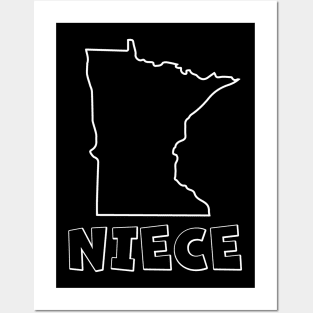 Minnesota Niece Pun Posters and Art